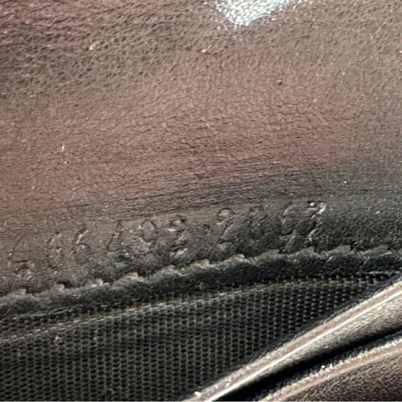 GUCCI GG MARMONT CARD CASE WALLET BLACK LEATHER - Picture 9 of 13